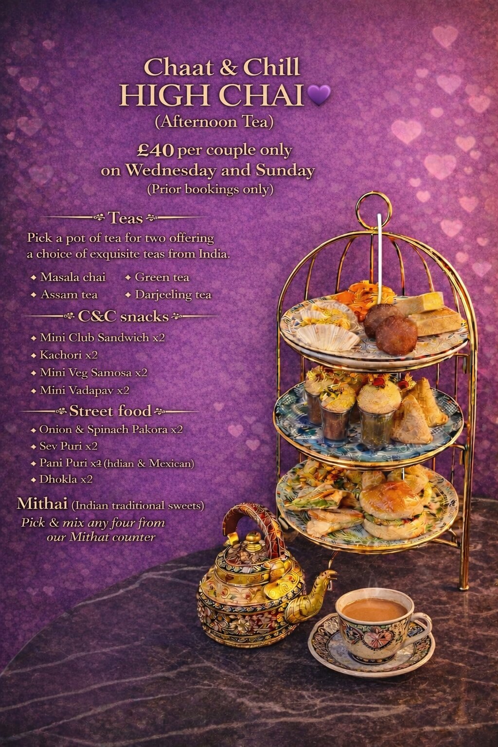 High Chai Afternoon Tea Campaign